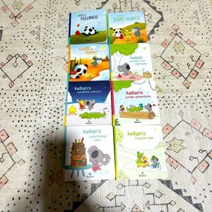 Kiwi Co Kellan Poppy Board Books Preschool Daycare Bookset Lot of 8